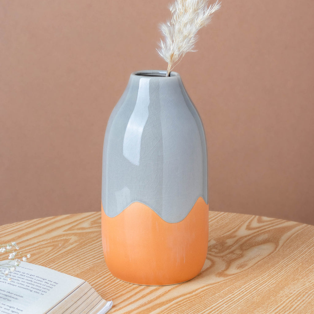 Dual Toned Flower Vase