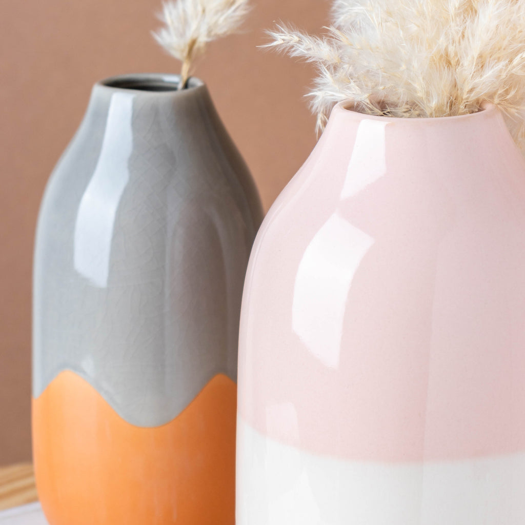 Dual Toned Flower Vase