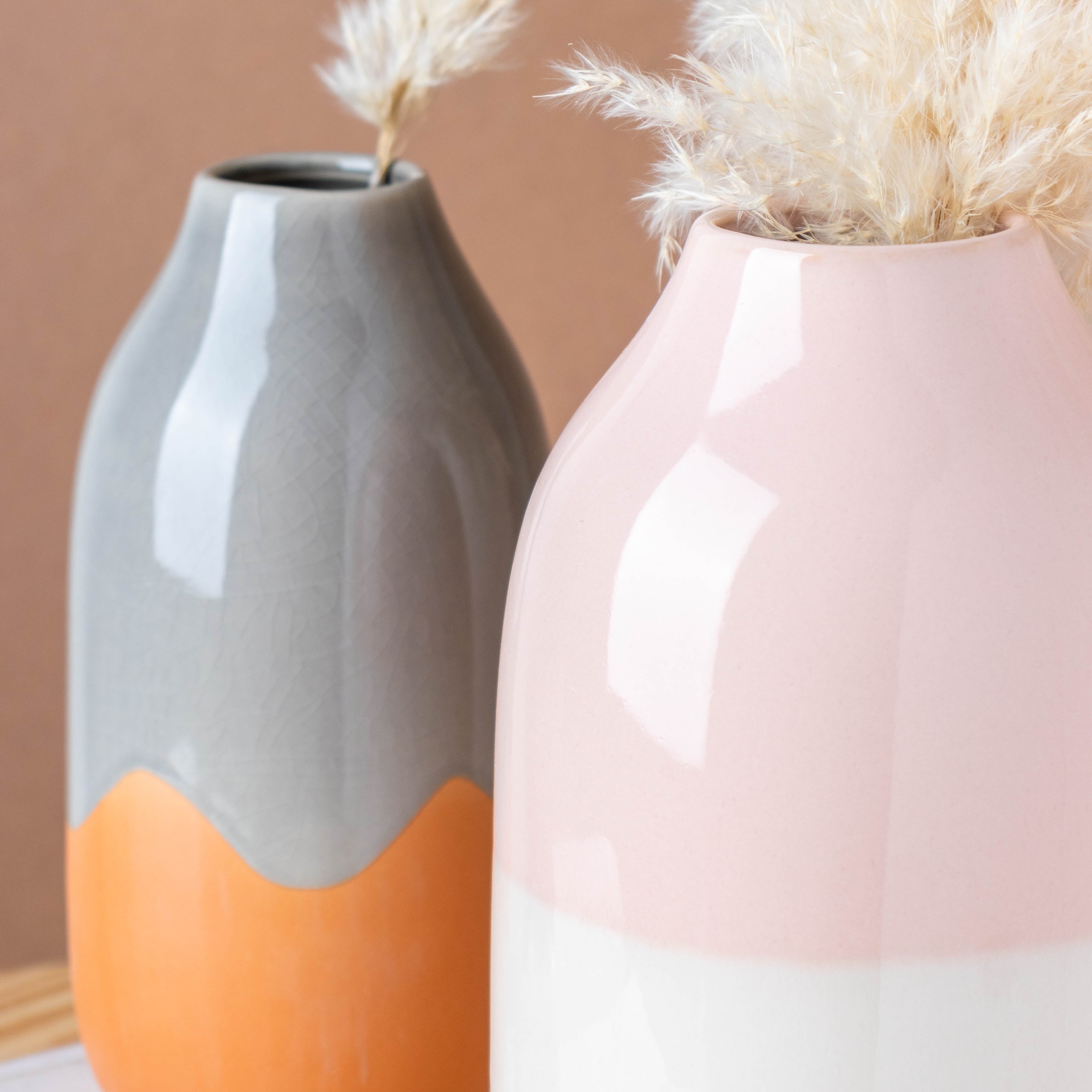 Dual Toned Flower Vase