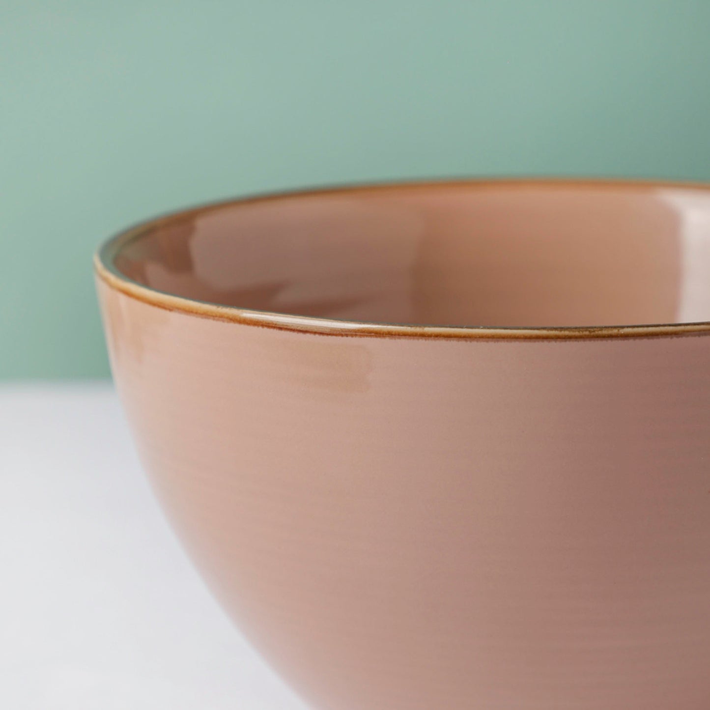Adora Rimmed Glossy Soup Bowl Pink 550ml