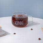 Good Morning Tea Cup Set of 2 White