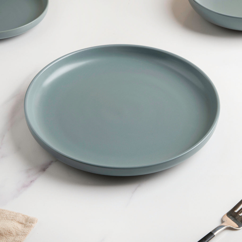 Riona Ceramic Dinner Plate Green Grey 10 Inch