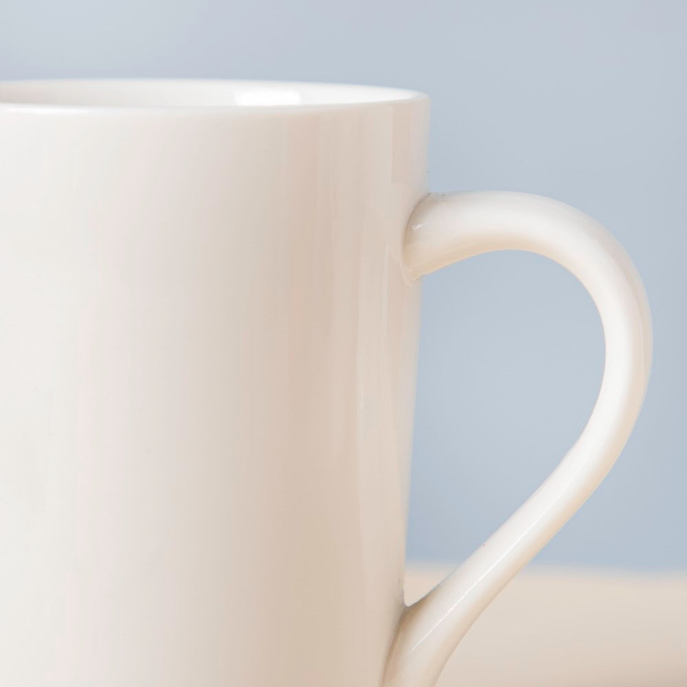 Ivory White Glossy Mug 350 ml