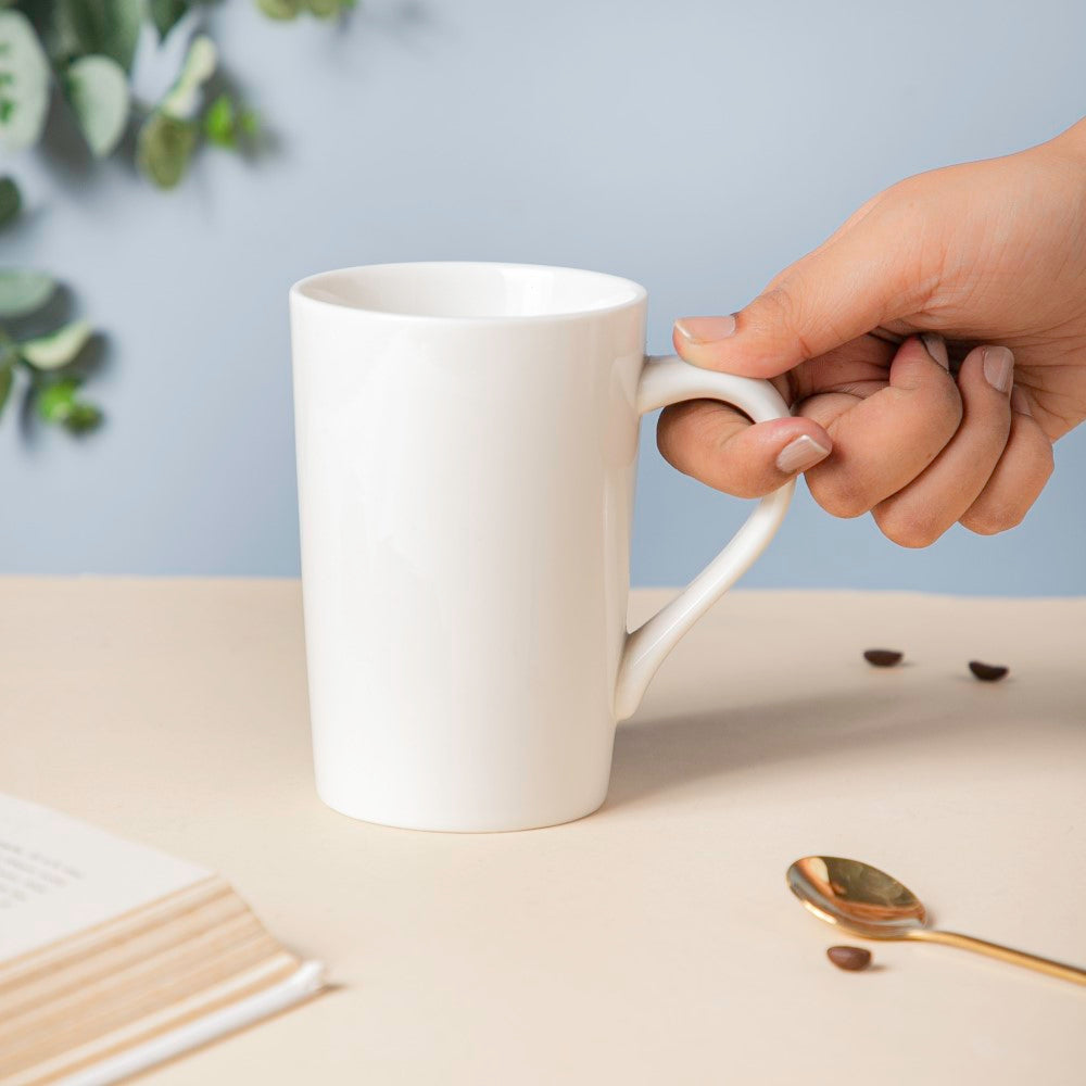 Ivory White Glossy Mug 350 ml