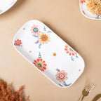 Rectangle Floral Plate