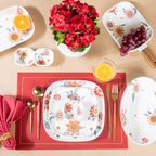 Rectangle Floral Plate