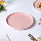 Pink Floral Plates