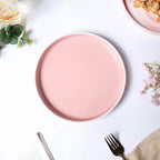Pink Floral Plates