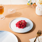 Ombre Snack Plate Grey 7 Inch