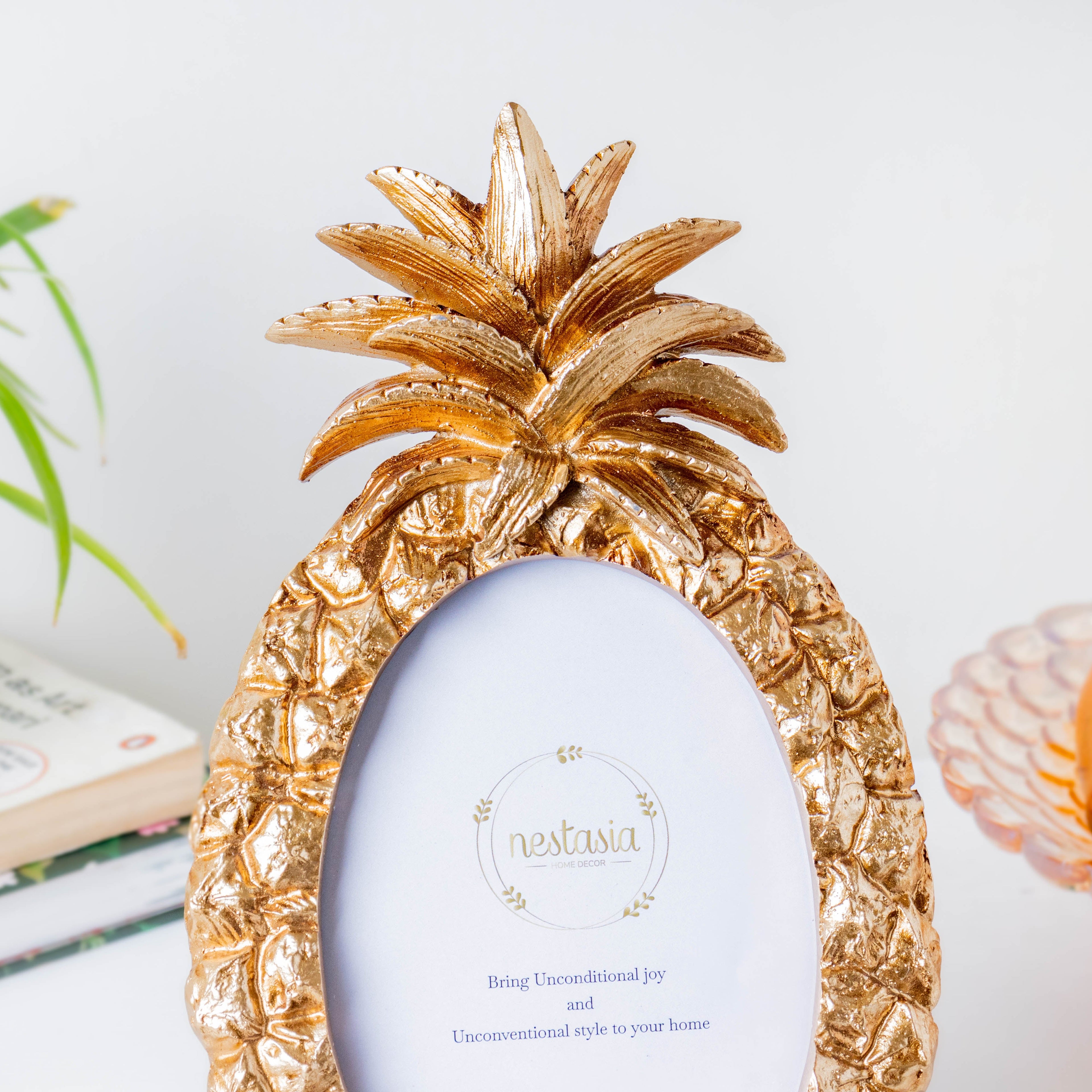 Pineapple Golden Photo Frame