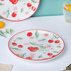 Decorative Cherry Fruit Plate 10 Inch