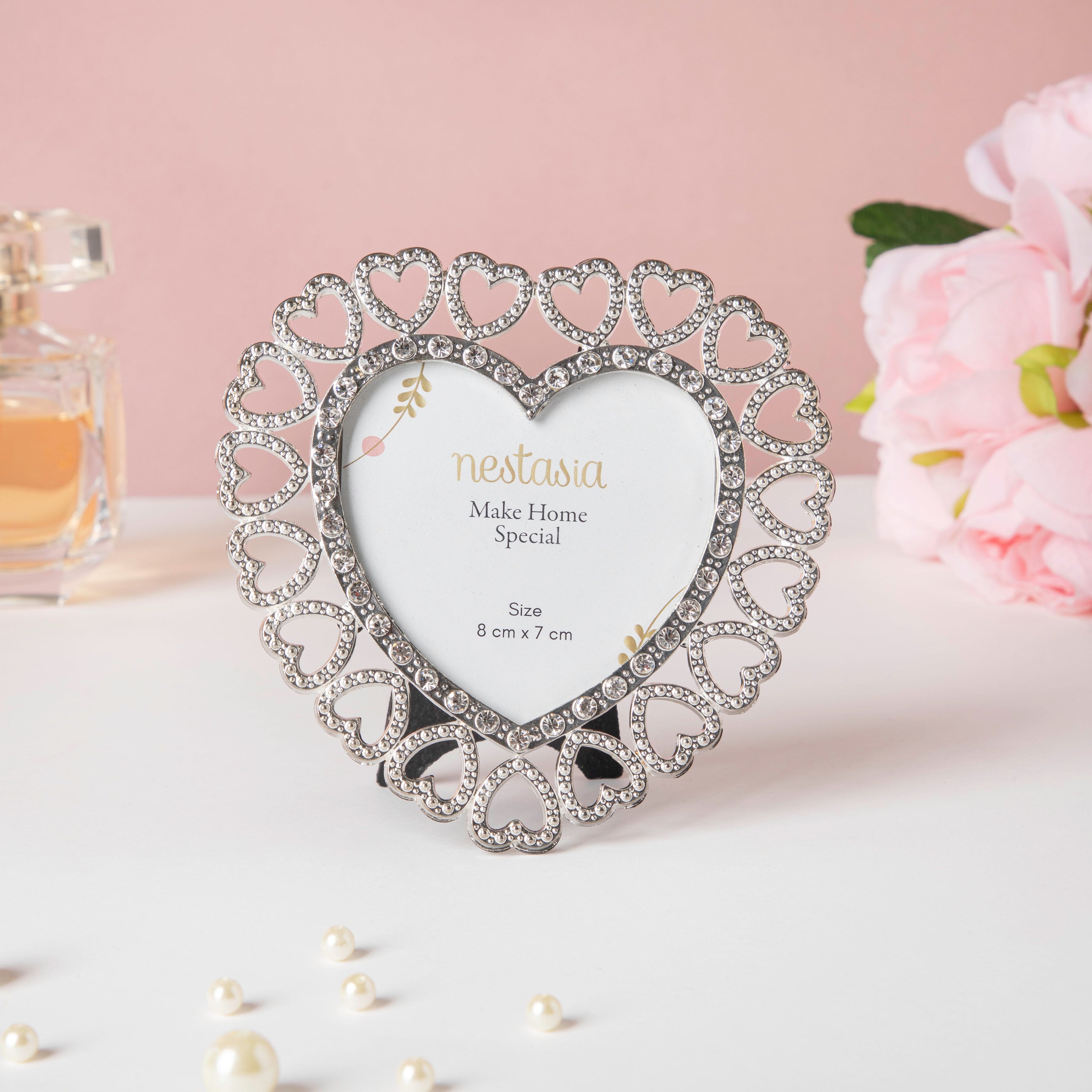 Crystal Heart Frame 5 Inch