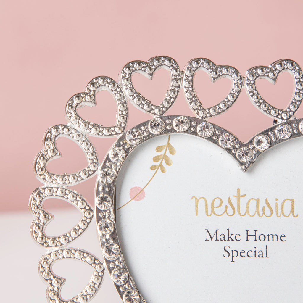 Crystal Heart Frame 5 Inch