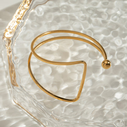 Stylish Triangle Cuff Bracelet