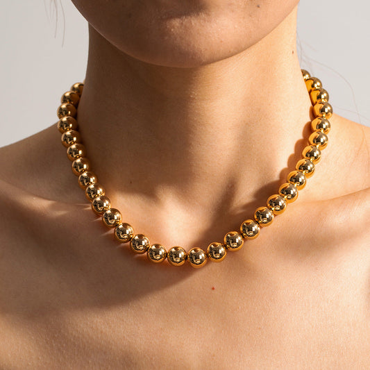 Solid Ball Chain Necklace