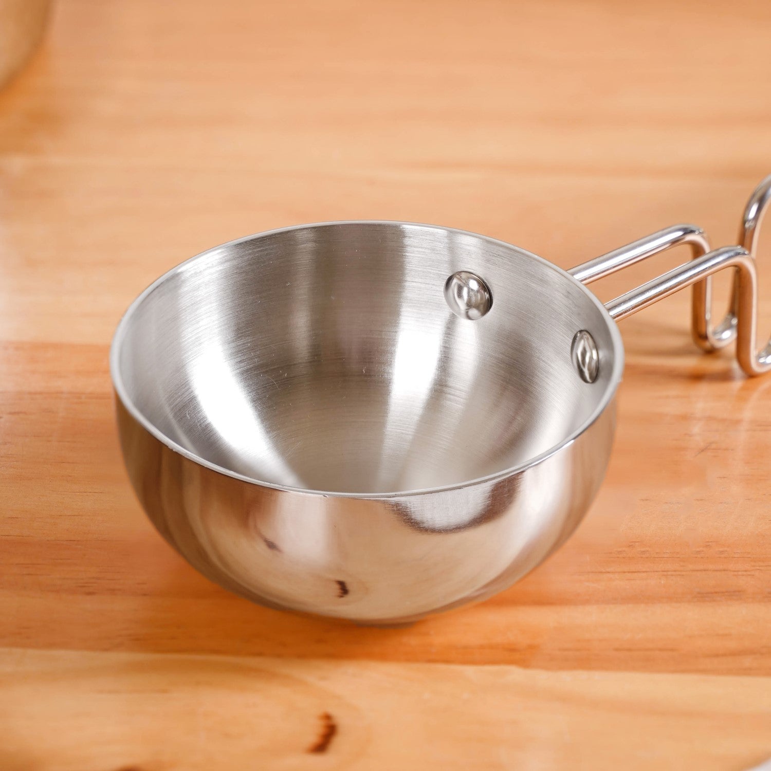 Induction Safe Tri Ply Stainless Steel Tadka Pan 540ml