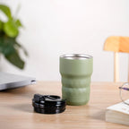 Brewster Insulated Travel Coffee Tumbler Seaweed Green 350ml