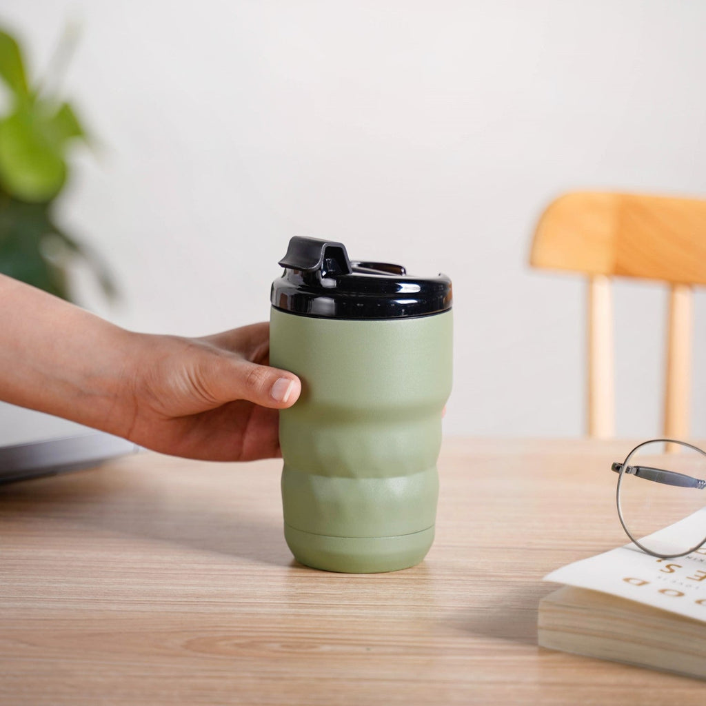 Brewster Insulated Travel Coffee Tumbler Seaweed Green 350ml