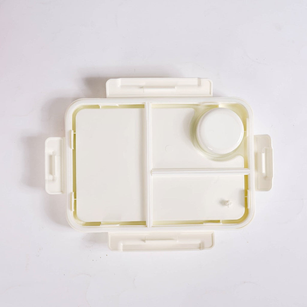 Bento Pink 4 Grid Stainless Steel Lunch Box For Office 950ml