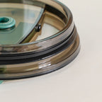 Couples Coffee Mug With Lid Set of 2 Mint Green 400ml