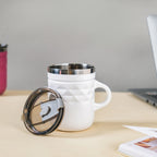 Coffee Mug Set Of 2 White 400ml