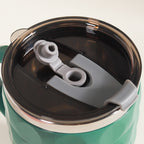 Coffee Mug With Lid Set Of 2 Green 400ml