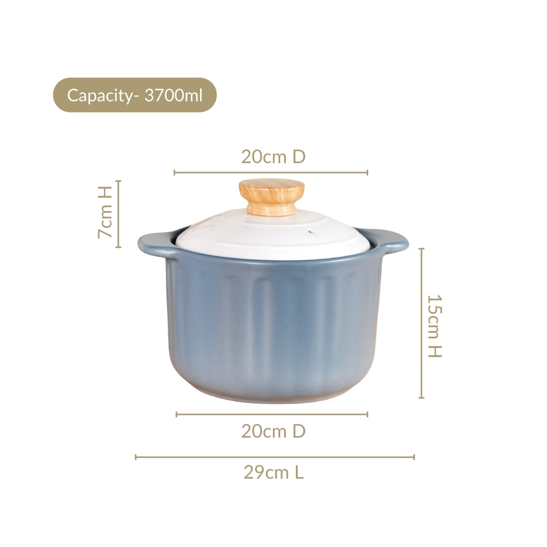 Homebrew Ceramic Stock Cooking Pot 3700ml