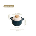 Cera Cooking Pot With Lid Teal 1800ml