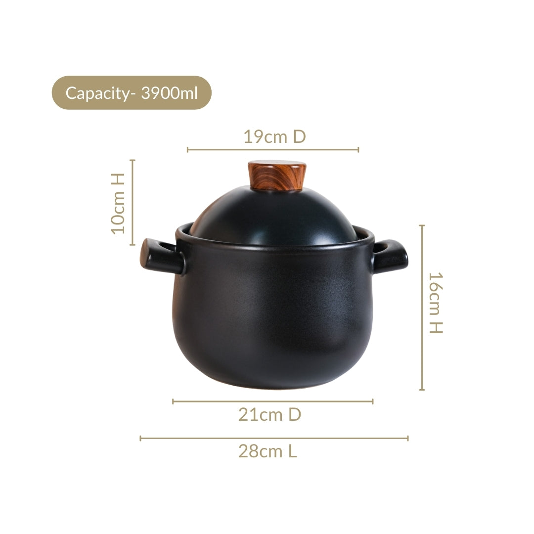 Claymist Asian Ceramic Cooking Pot 3900ml