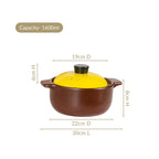 Limonelle Flame Safe Ceramic Cooking Pot 1600ml