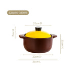 Limonelle Ceramic Cookware With Lid 3300ml