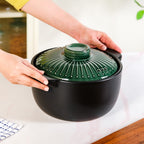 Botanica Japanese Ceramics Cooking Pot With Lid 3600ml