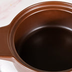 Clementine Japanese Style Ceramic Cooking Pot With Steamer 4100ml