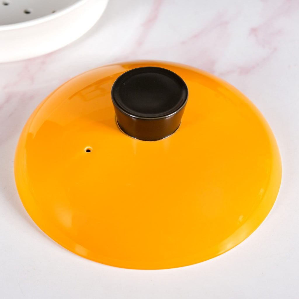 Clementine Japanese Style Ceramic Cooking Pot With Steamer 4100ml