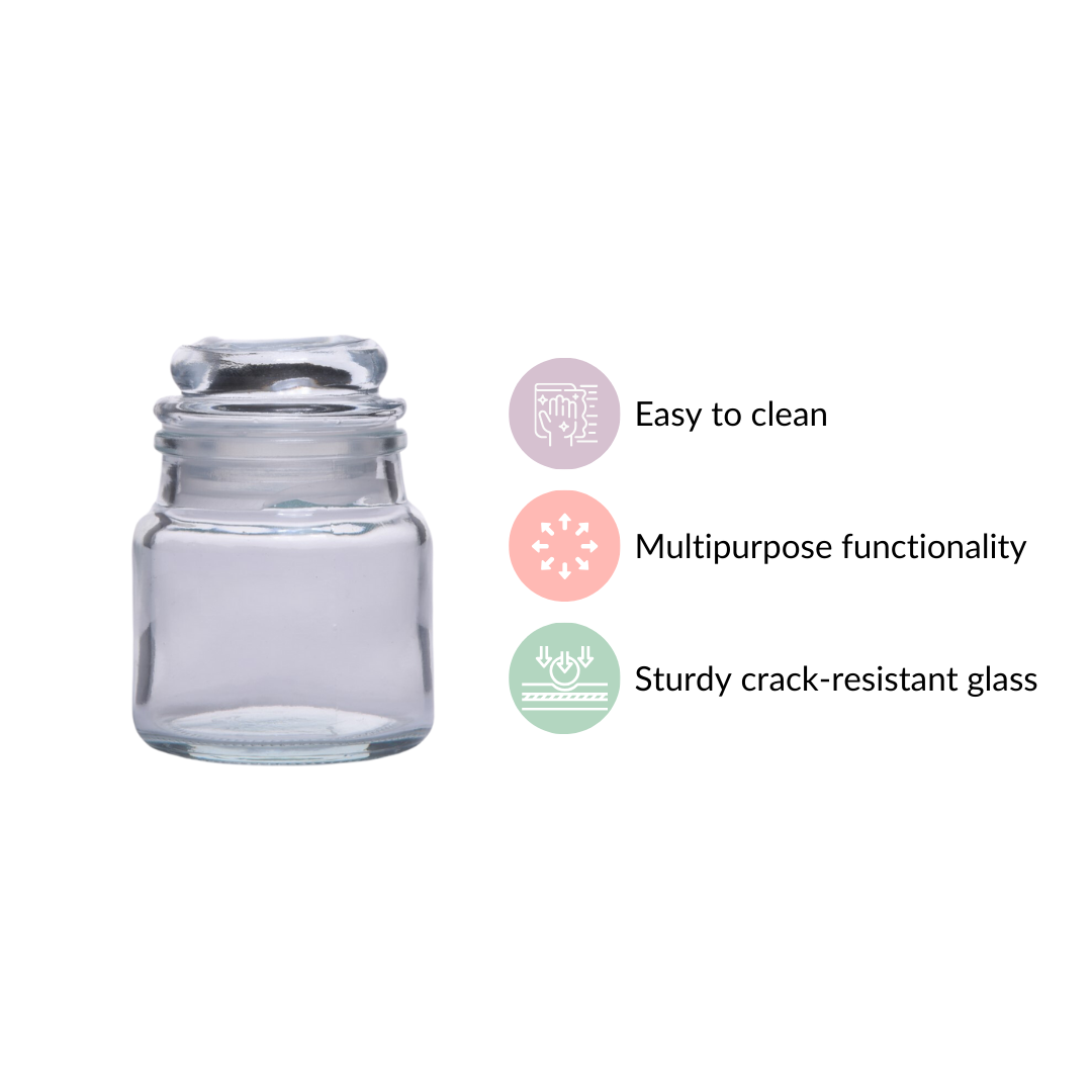 Airtight Mini Spice Jars Set Of 12 100ml