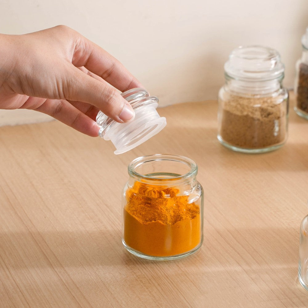 Airtight Mini Spice Jars Set Of 12 100ml