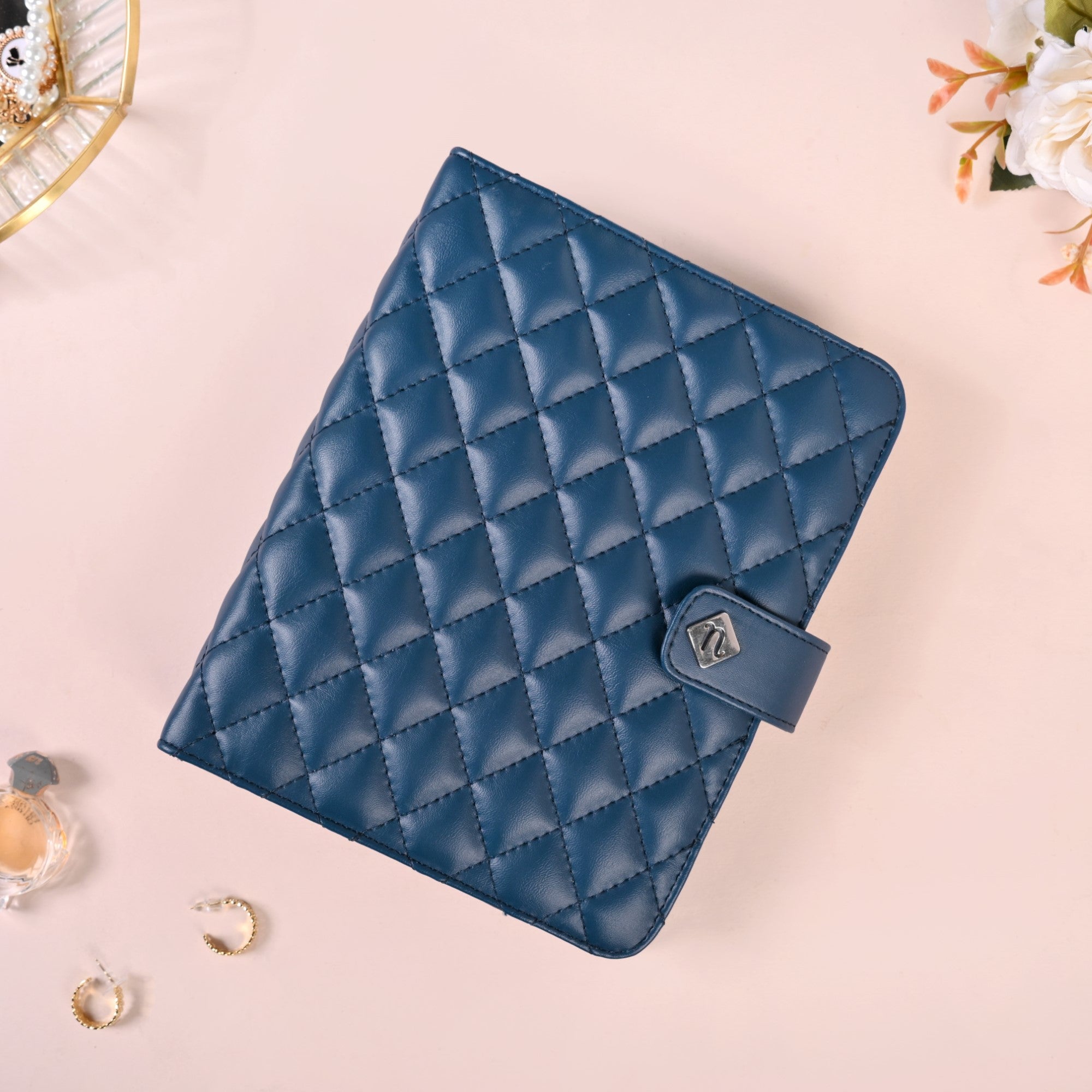 Jewellery Organising Folder Blue