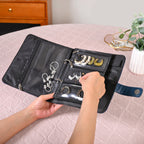 Jewellery Organising Folder Blue