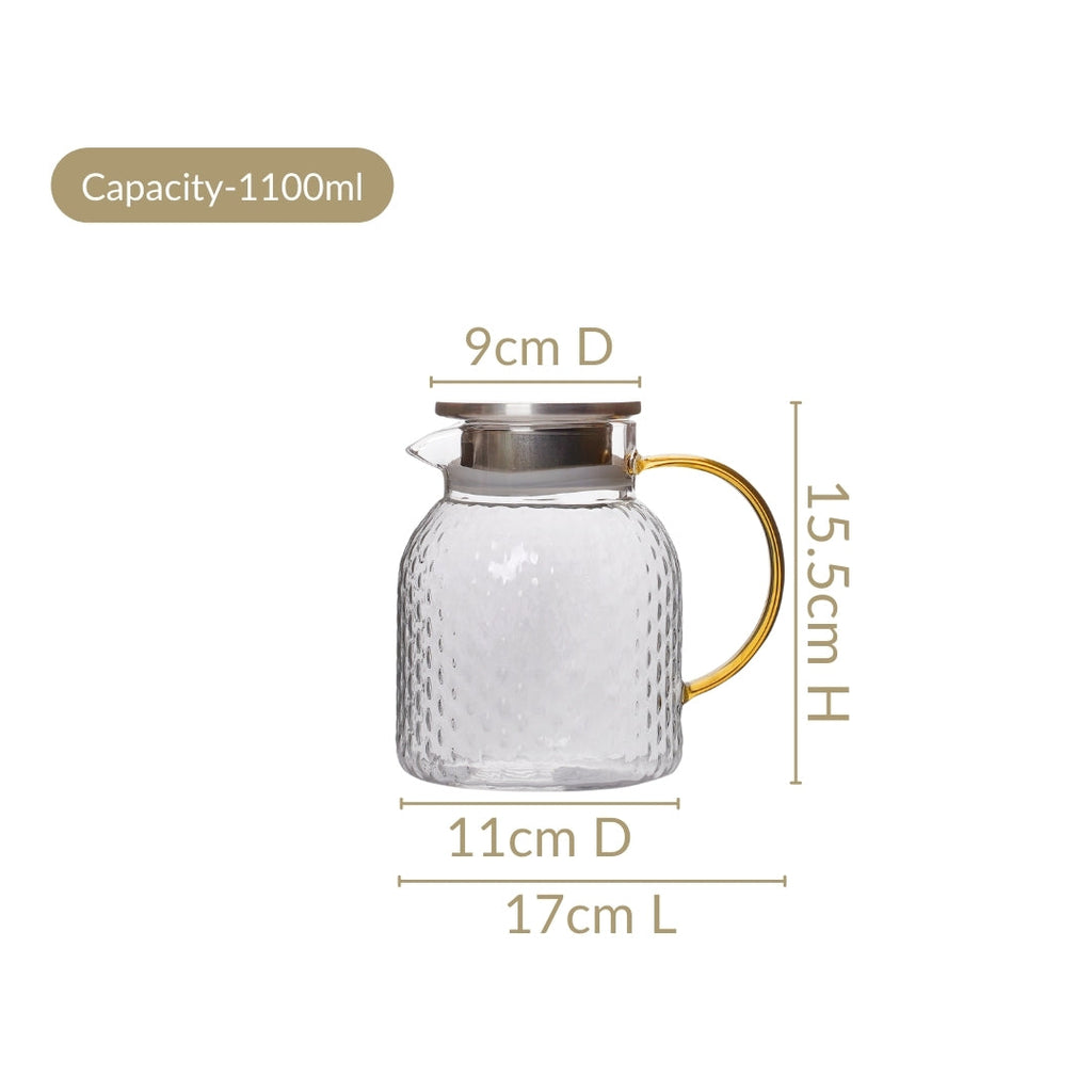 Juice Jug With Metal Lid 1100ml
