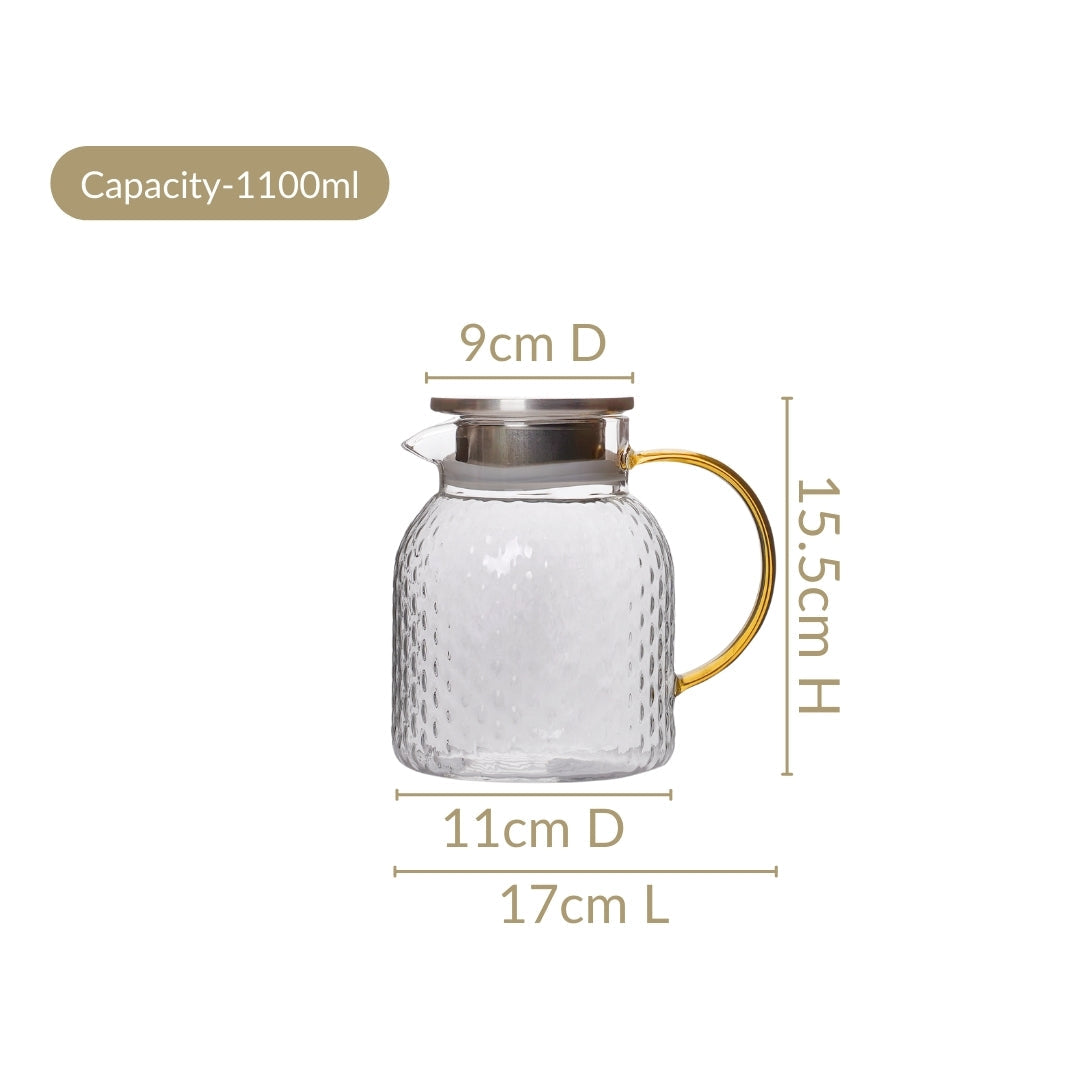 Juice Jug With Metal Lid 1100ml