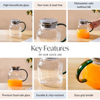 Juice Jar With Strainer Lid 1000ml