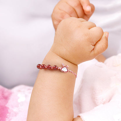 Rose Gold Bunny Kids Bracelet (0 - 2 Years)