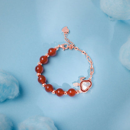 Rose Gold Bunny Kids Bracelet (2 - 8 Years)
