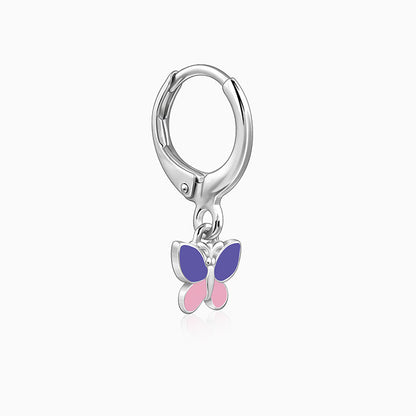 Silver Winglet Kids Earrings