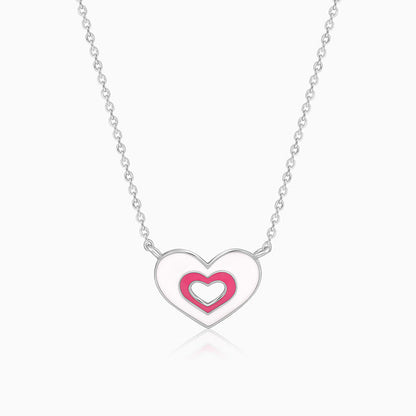 Silver HeartyPie Kids Necklace
