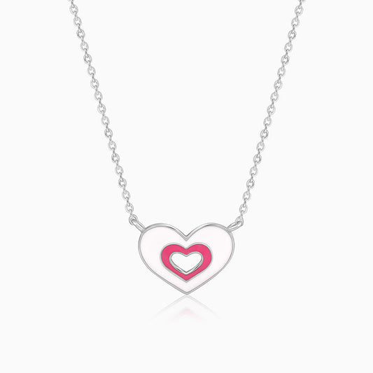 Silver HeartyPie Kids Necklace