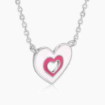 Silver HeartyPie Kids Necklace