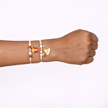 Set Of 2 Foodie Kawaii Bracelets For Kids