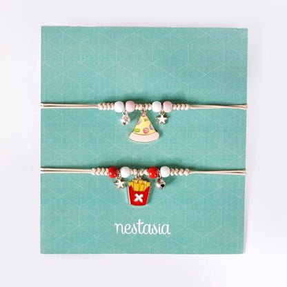 Set Of 2 Foodie Kawaii Bracelets For Kids