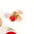 Puffy Pineapple Girl Rakhi Hamper Set Of 3 With Box And Card